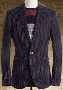 銀行男士西服 職業裝波點西服