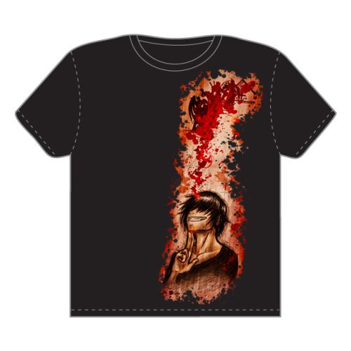 創意手繪人物t恤衫圖案設計